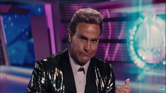 Stanley Tucci som Flickerman.