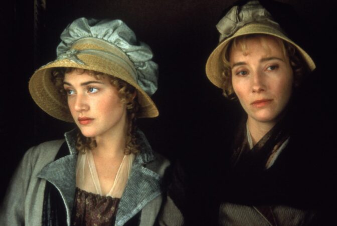 Kate Winslet och Emma Thompson som omaka systrar.