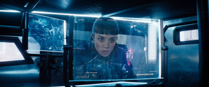 Hannah John-Kamen i "Ready Player One".