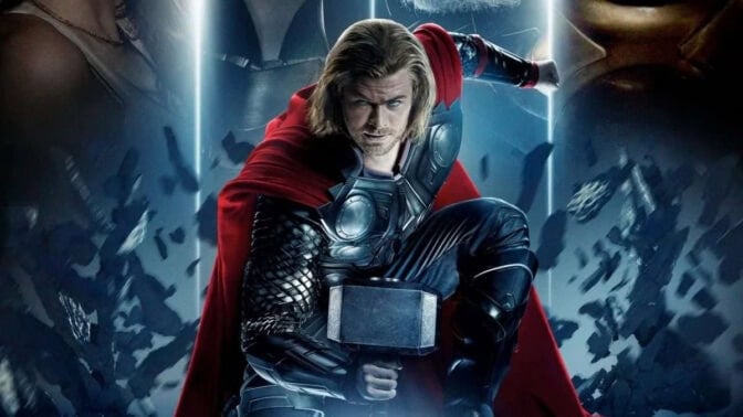 Chris Hemsworth som Thor.