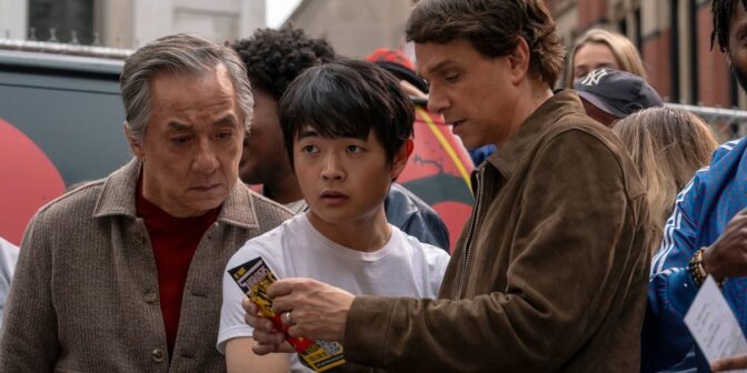 Jackie Chan, Ben Wang och Ralph Macchio i "Karate Kid: Legends"