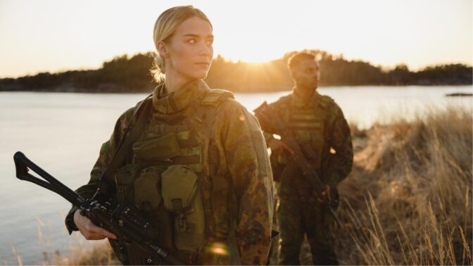 Julia Korpinen redo för konflikt.