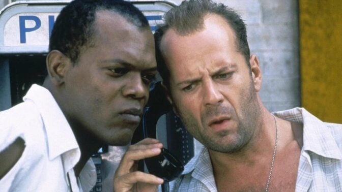 Samuel L. Jackson och Bruce Willis, "Die Hard: Hämningslöst"
