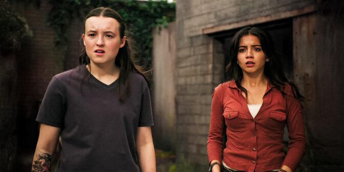 Ellie och Dina i "The Last of Us".