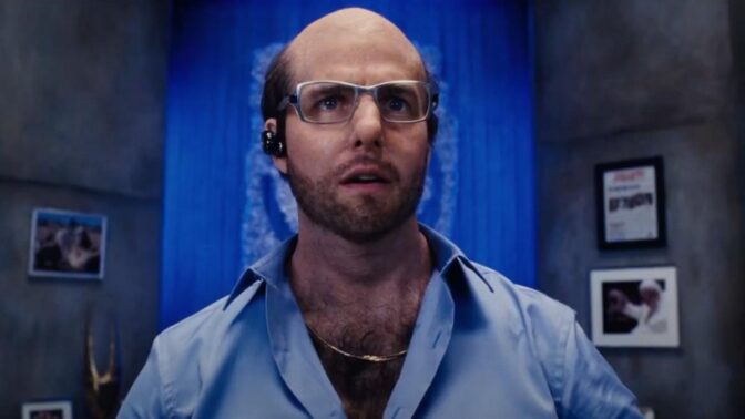 Tom Cruise som Les Grossman i "Tropic Thunder".