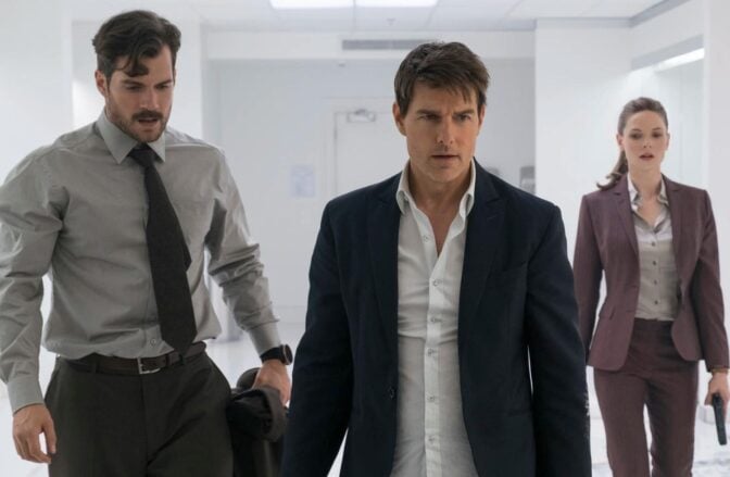 Tom Cruise och Henry Cavill i "Mission: Impossible - Fallout".