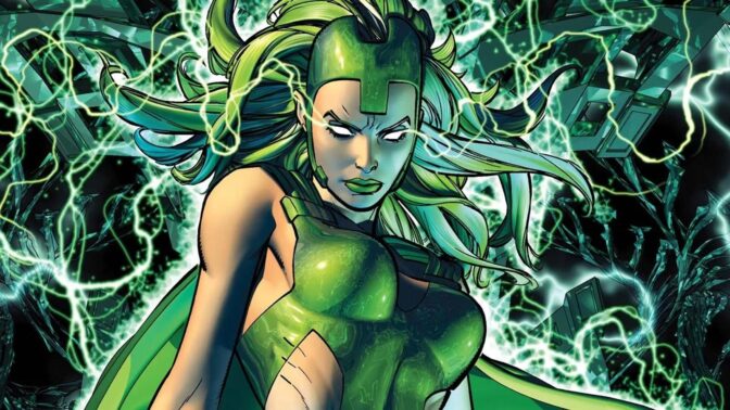 Superhjälten Polaris.