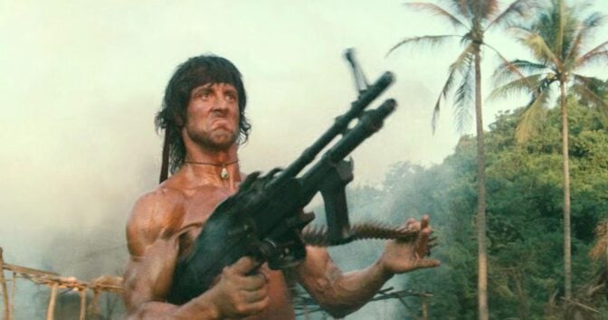 Stallone i sin ikoniska roll.