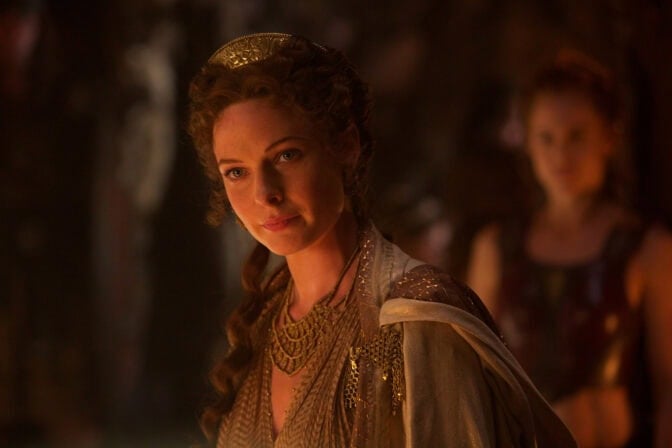 Rebecca Ferguson som Ergenia i "Hercules".