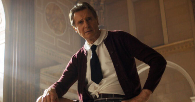 Liam Neeson i "Den nakna pistolen".