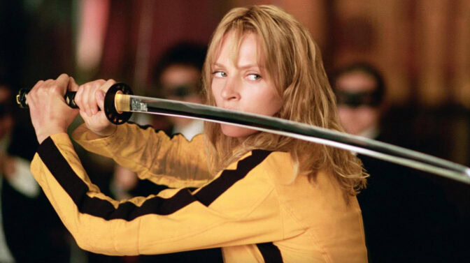 Uma Thurman som The bride i "Kill Bill 1"