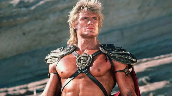 Dolph Lundgren i "He-Man – universums härskare". 