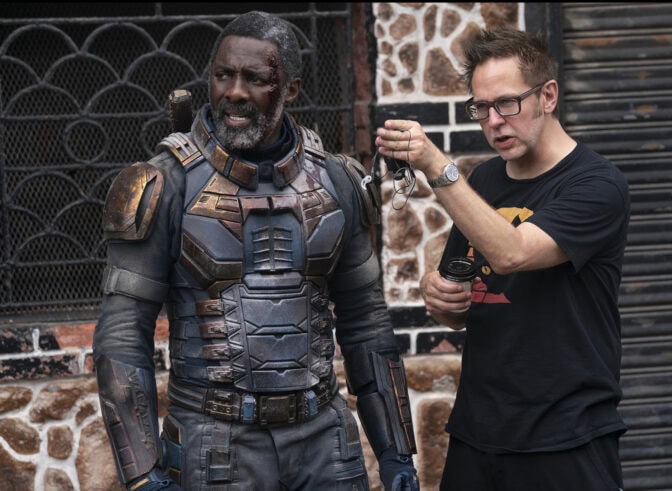 James Gunn under inspelning av "Suicide Squad"