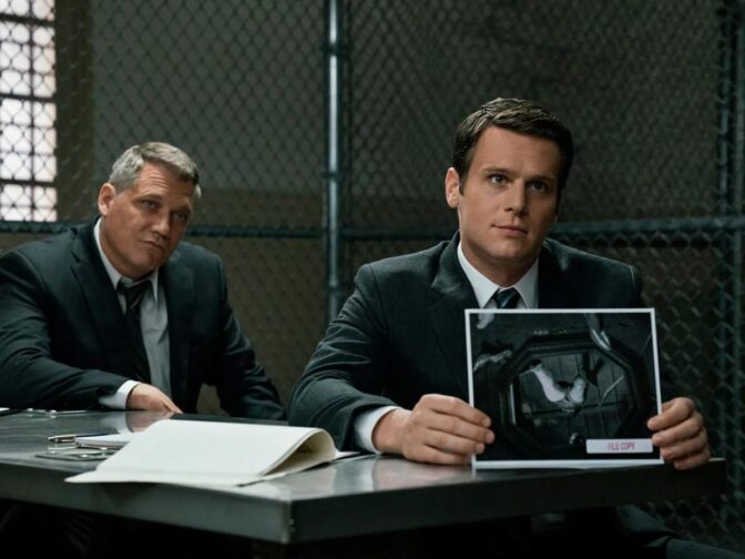 Holt McCallany och Jonathan Groff i "Mindhunter".