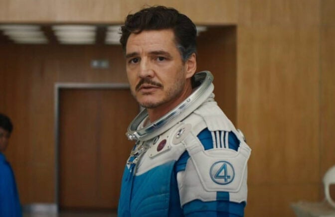 Pedro Pascal som Mr. Fantastic.