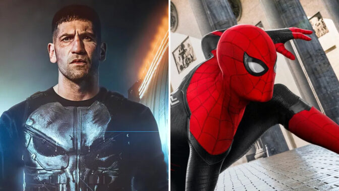 Jon Bernthals Punisher möter Tom Hollands Spider-Man!