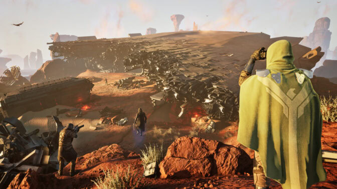 "Dune: Awakening" är ett mmorpg (massively multiplayer online role-playing game) för flera spelare.