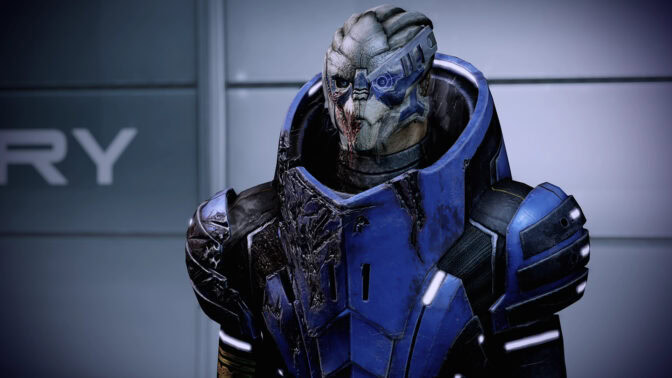 Karaktären Garrus från "Mass Effect"-spelen