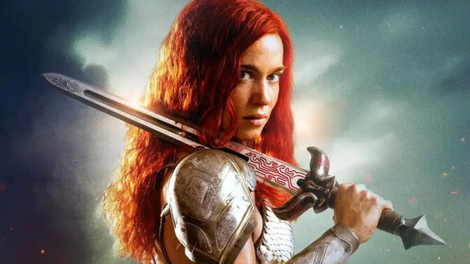 Matilda Lutz som Red Sonja