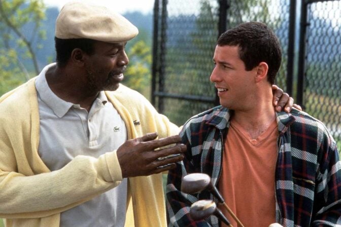 Carl Weathers coachar Adam Sandler i 90-talskomedin "Happy Gilmore".