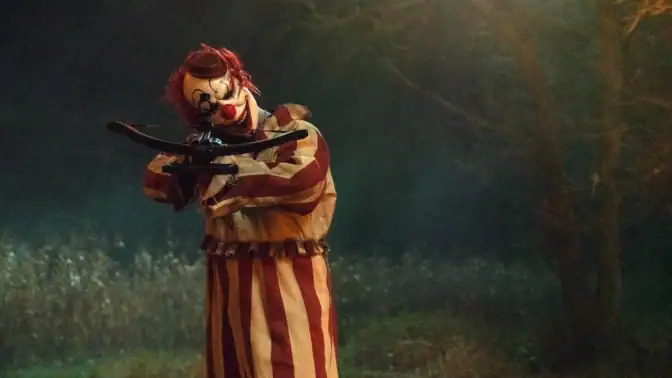 Clown in a Cornfield