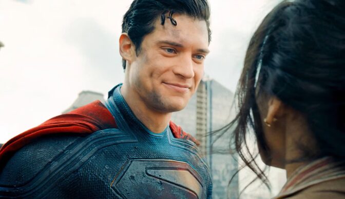 Så här glad blev David Corenswet när han fick rollen.