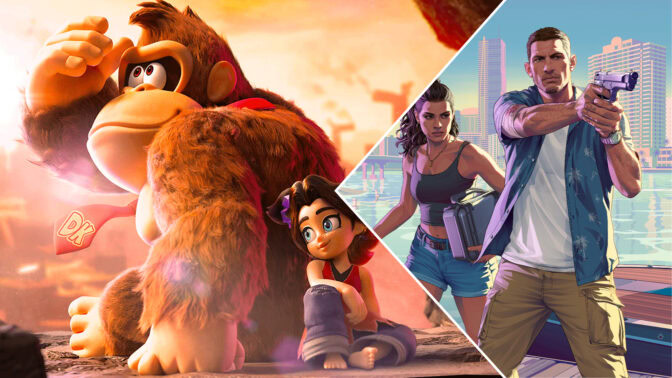 Donkey Kong och de två gangsters man får spela som i "GTA 6"