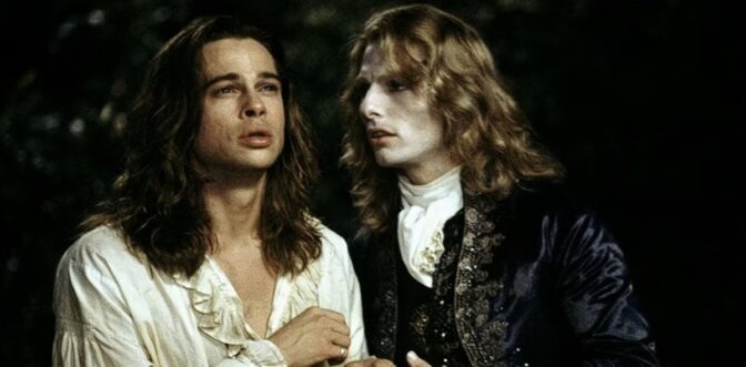 Brad Pitt och Tom Cruise i "En vampyrs bekännelse".