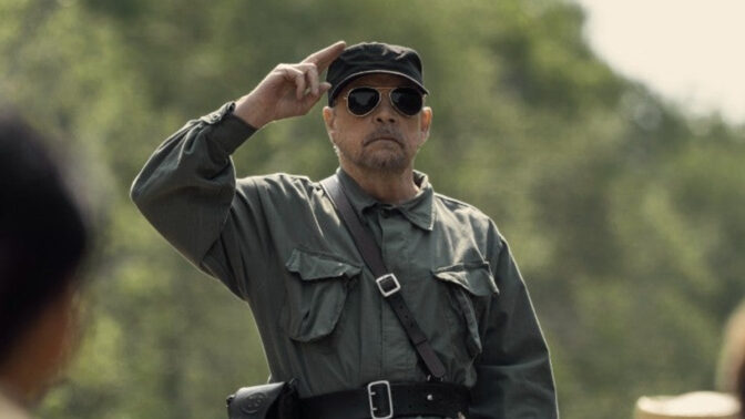 Mark Hamill som Majoren i "The Long Walk".