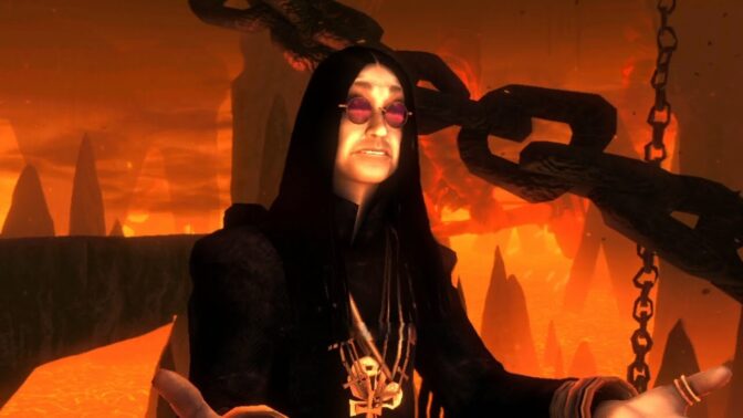 Ozzy Osbourne i "Brütal Legend".