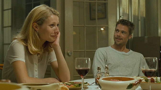 Gwyneth Paltrow och Brad Pitt i "Seven".