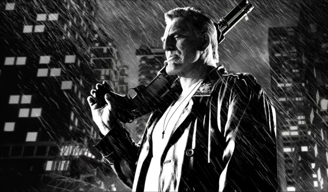 Mickey Rourke som Marv i "Sin City".