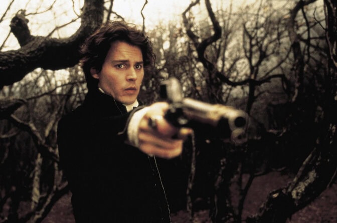 Johnny Depp som Ichabod Crane i "Sleepy Hollow"