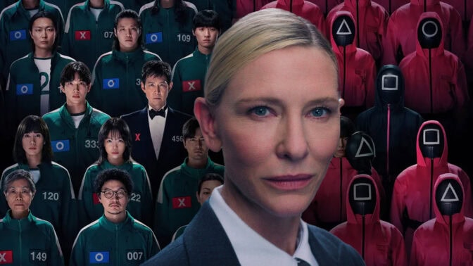 Cate Blanchett dyker upp på ett hörn i sista säsongen.