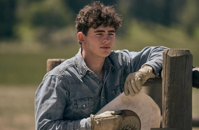 Finn Little som karaktären Carter i "Yellowstone"