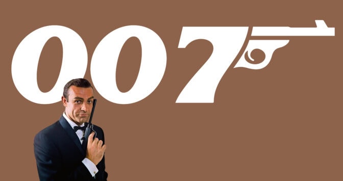 007-loggan som den såg ut år 1962.