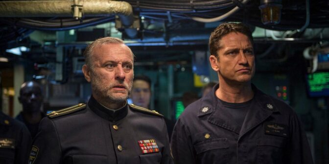 Michael Nyqvist och Gerard Butler, "Hunter Killer"