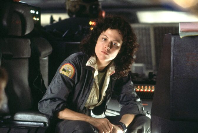 En imponerad Sigourney Weaver.