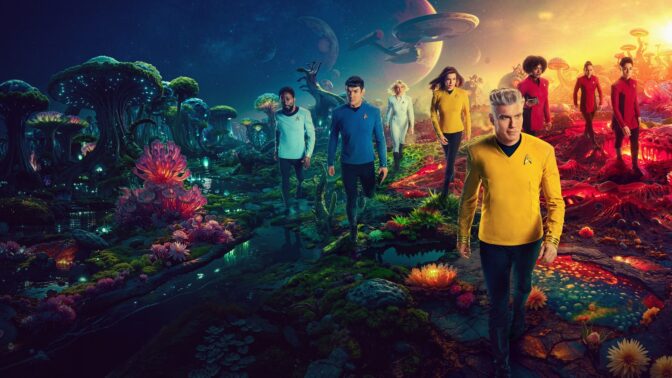 Den tredje säsongen av "Star Trek: Strange New Worlds" har äntligen släppts hos SkyShowtime i Sverige.