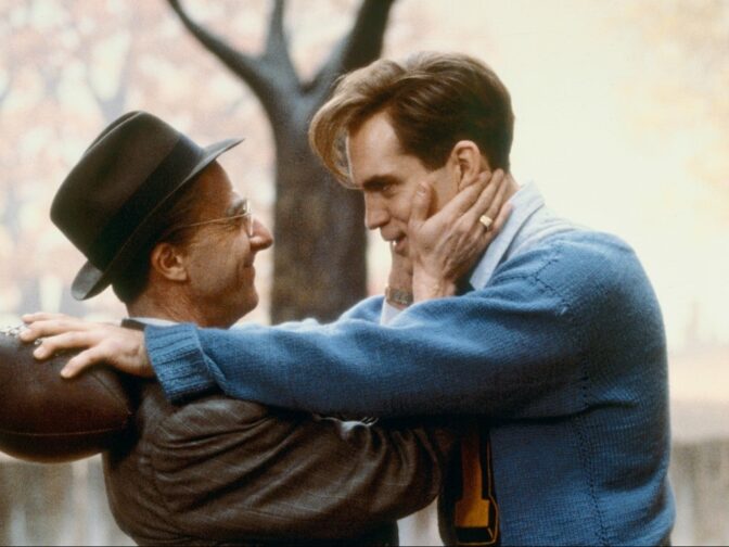 Dustin Hoffman och John Malkovich i "En handelsresandes död" från 1985.