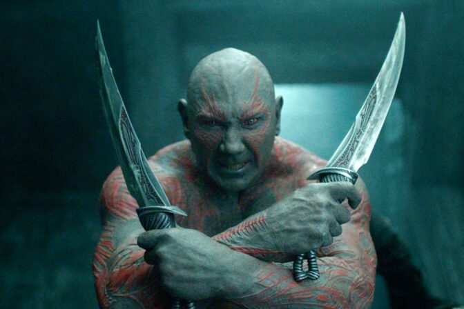 Dave Bautista som Drax the Destroyer i "Guardians of the Galaxy"
