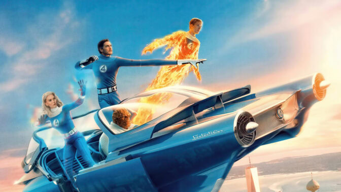 Fantastiska fyran flyger högt (men inte så högt).