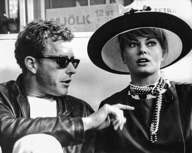 Bo Widerberg med skådis.