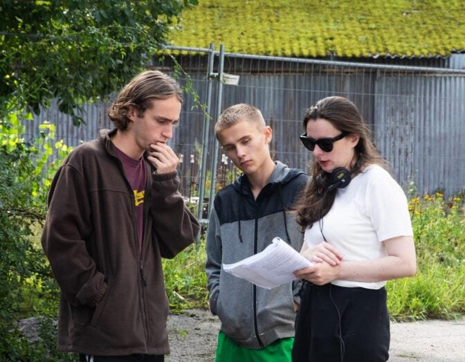 Bakom kulisserna på "Kevlarsjäl" med regissör Maria Eriksson-Hecht