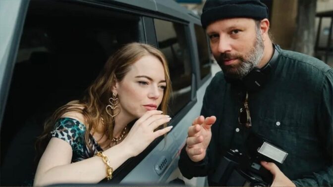 Emma Stone och Yorgos Lathimos. 