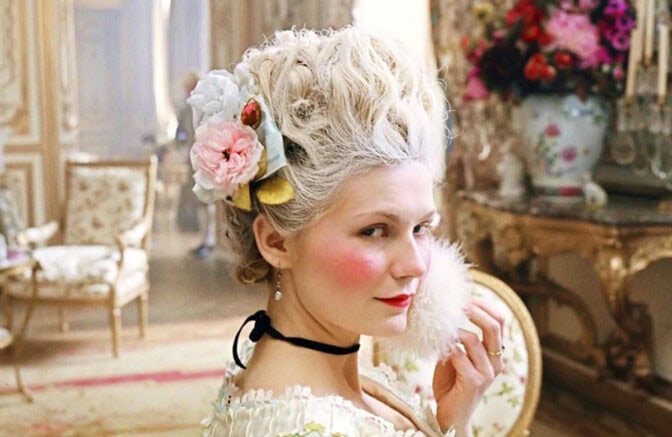 Kirsten Dunst i Sofia Coppolas "Marie Antoinette".