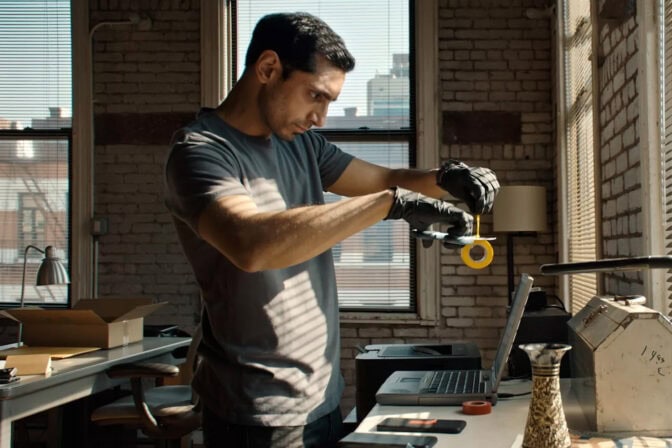 Riz Ahmed lever farligt i "Relay".