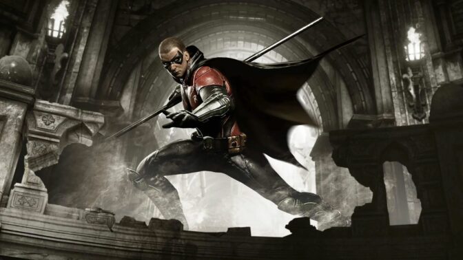Robin (Tim Drake) i spelet "Gotham Knights".