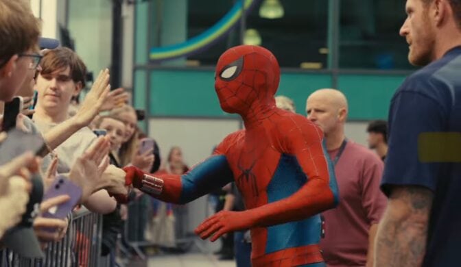 Tom Holland som Spider-Man.
