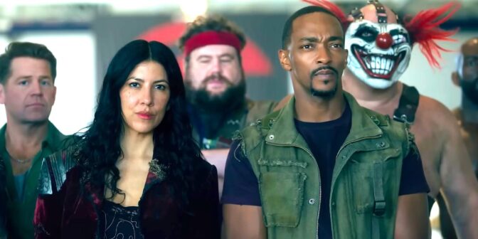 Steohanie Beatriz med Anthony Mackie.